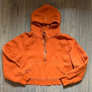 lululemon oversized cropped scuba hoodie